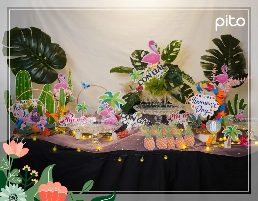 PITO - Trang trí tiệc Ngày Phụ Nữ 20/10