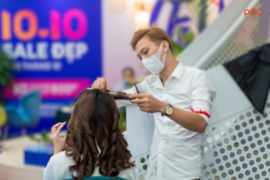 Làm tóc tận nơi