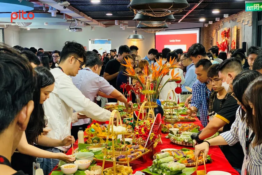 Tiec-Tan-nien-truyen-thong Tiệc Tân niên truyền thống