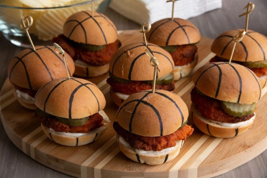 buger-mini-hinh-dang-bong-ro Burger mini hình bóng rổ hấp dẫn