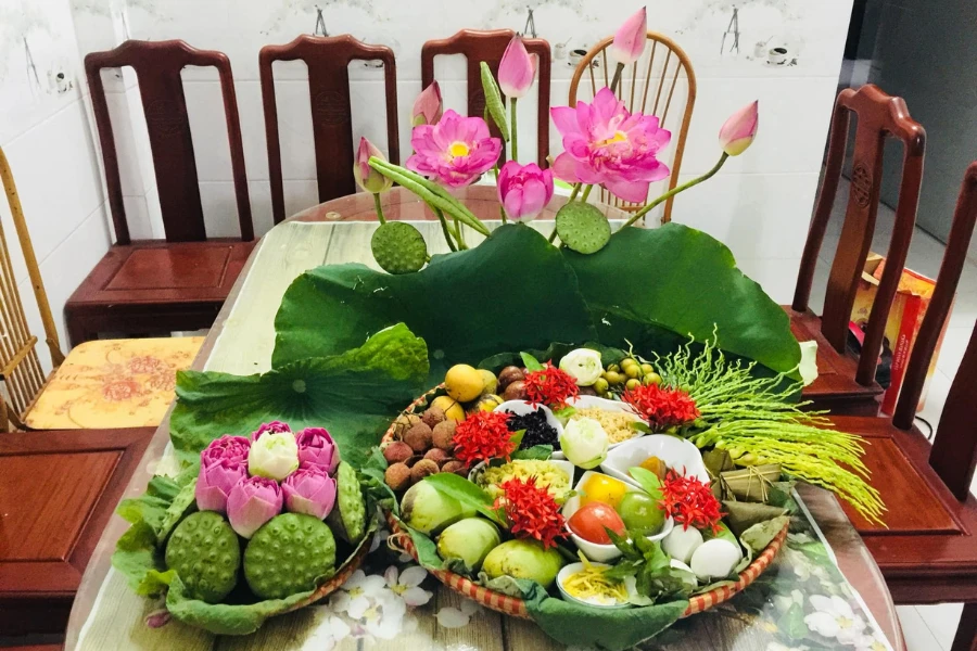 mam-cung-tet-doan-ngo mâm cúng ngày Tết Đoan ngọ