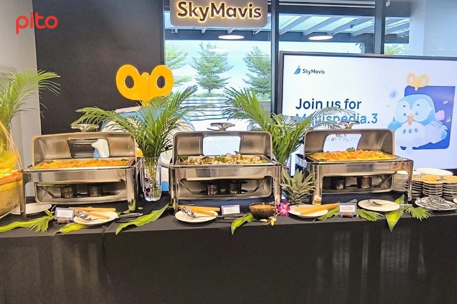 Tiệc buffet chỉn chu tại Sky Mavis