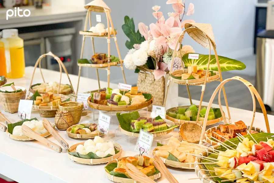 Menu tea break tham khảo ngày khai trương