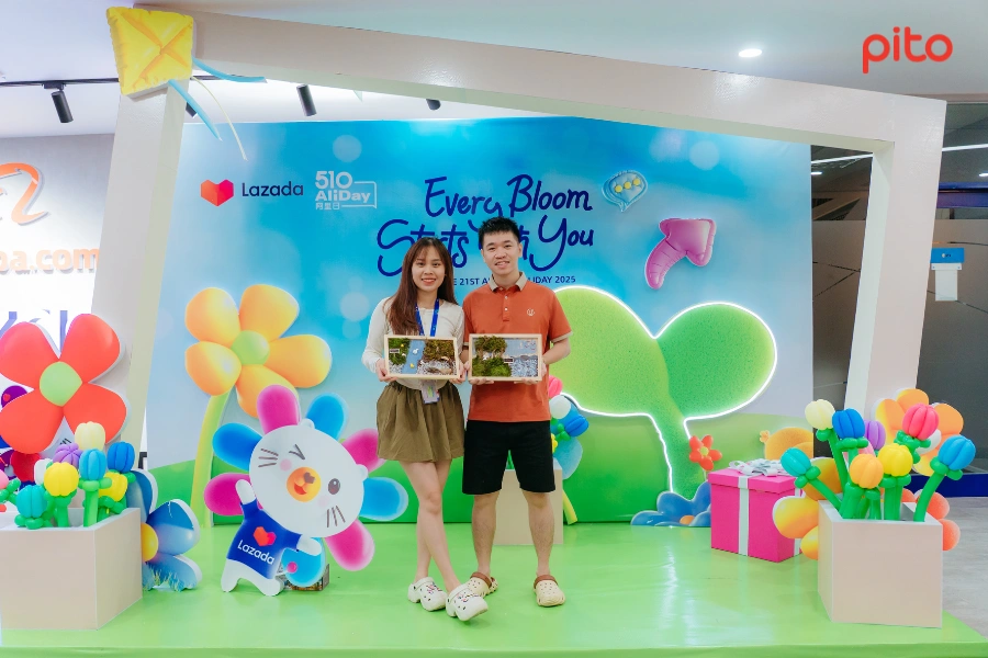 Backdrop chụp ảnh rất được yêu thích tại Ali Day 510