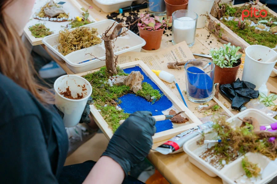 Workshop khung tranh Terrarium