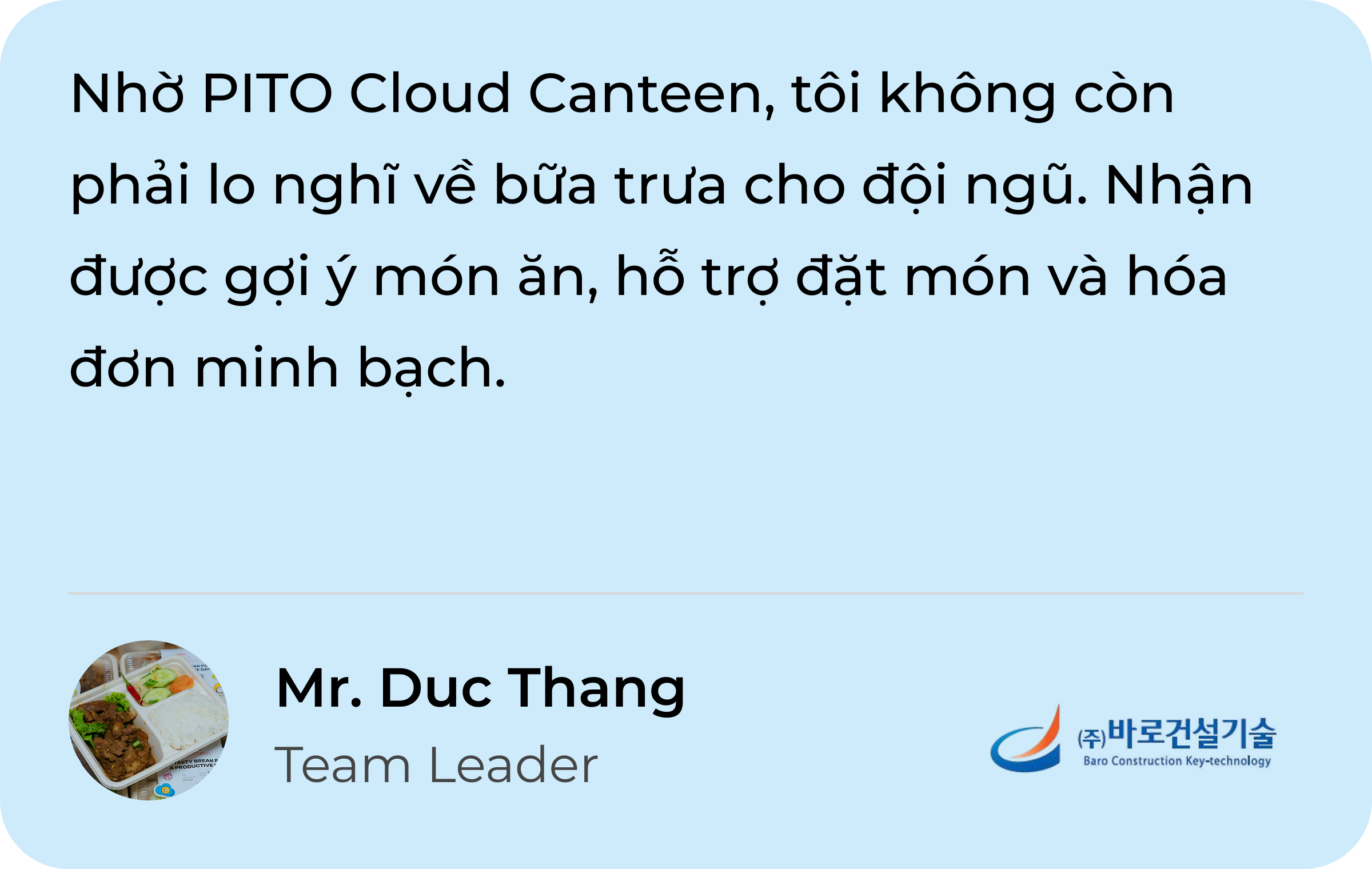 Feedback từ khách hàng