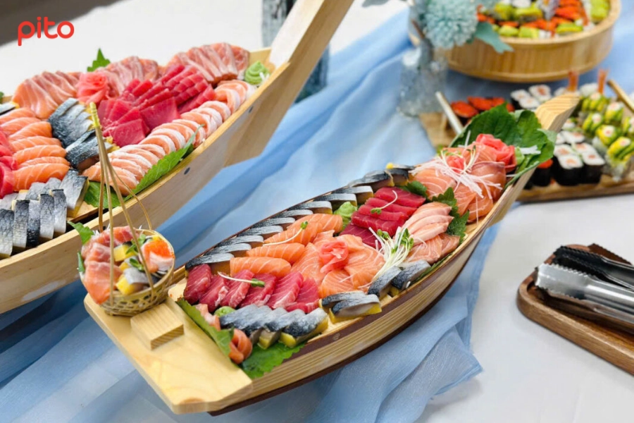 thuyen-sashimi-tai-van-phong Thuyền sashimi tại văn phòng