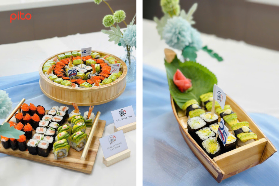 Tiec-sushi-tai-van-phong Tiệc sushi tại văn phòng