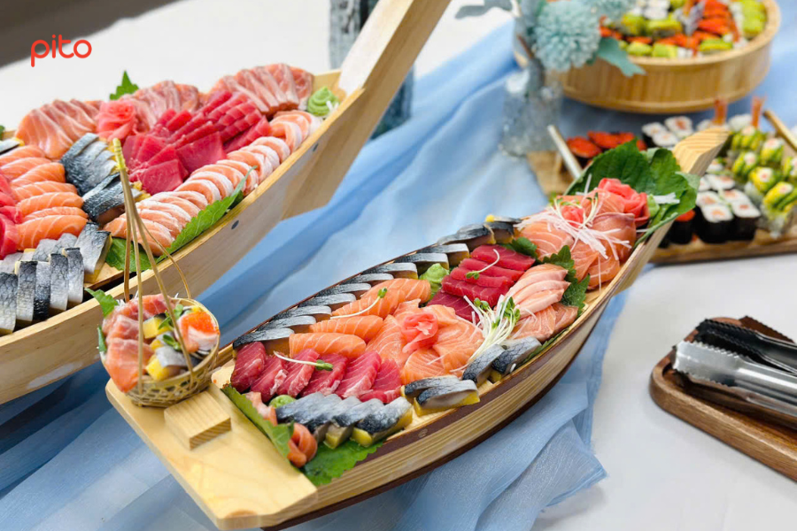Tiec-sushi Tiệc sushi