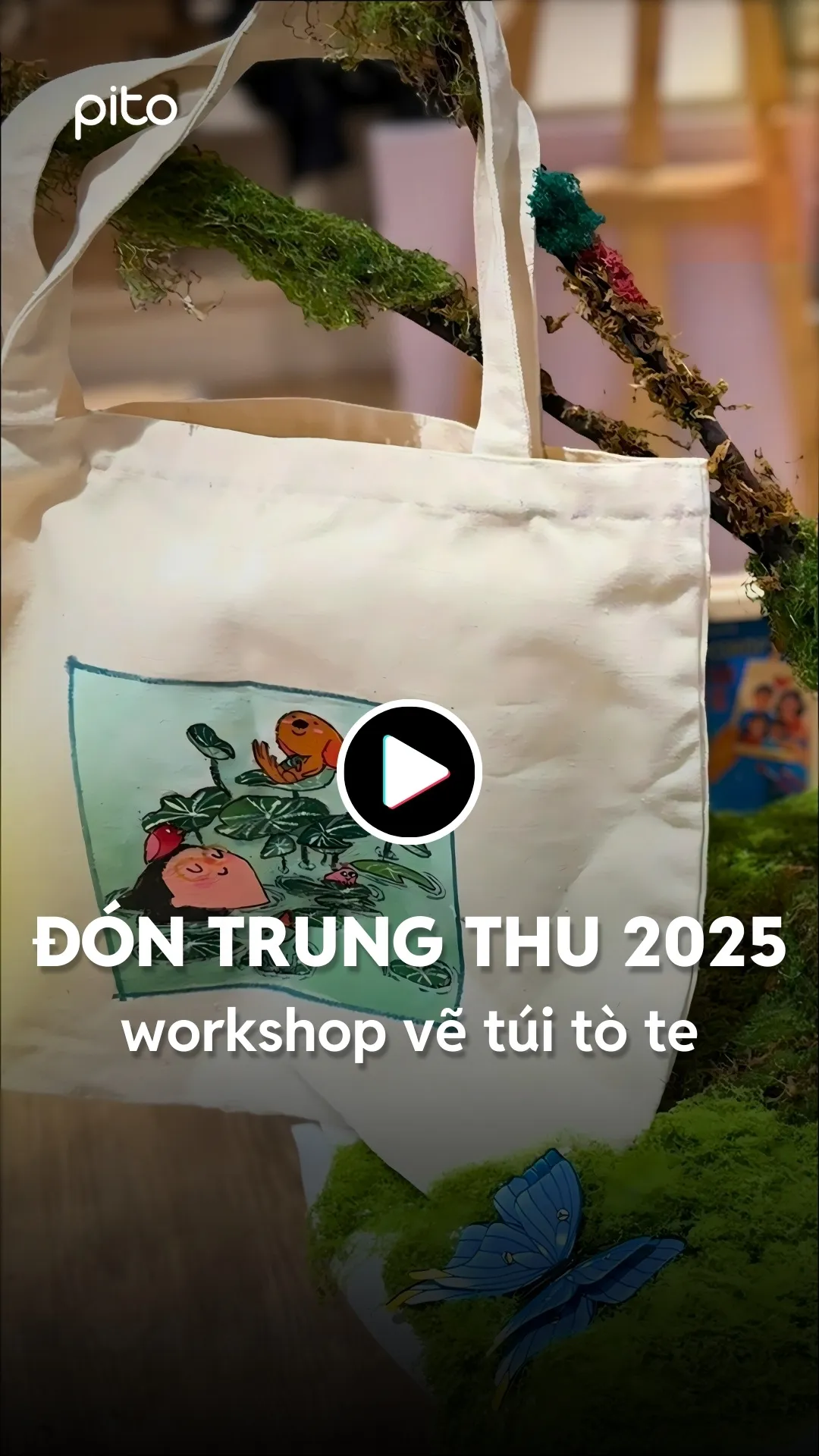 Xu hướng Trung Thu workshop túi tote PITO