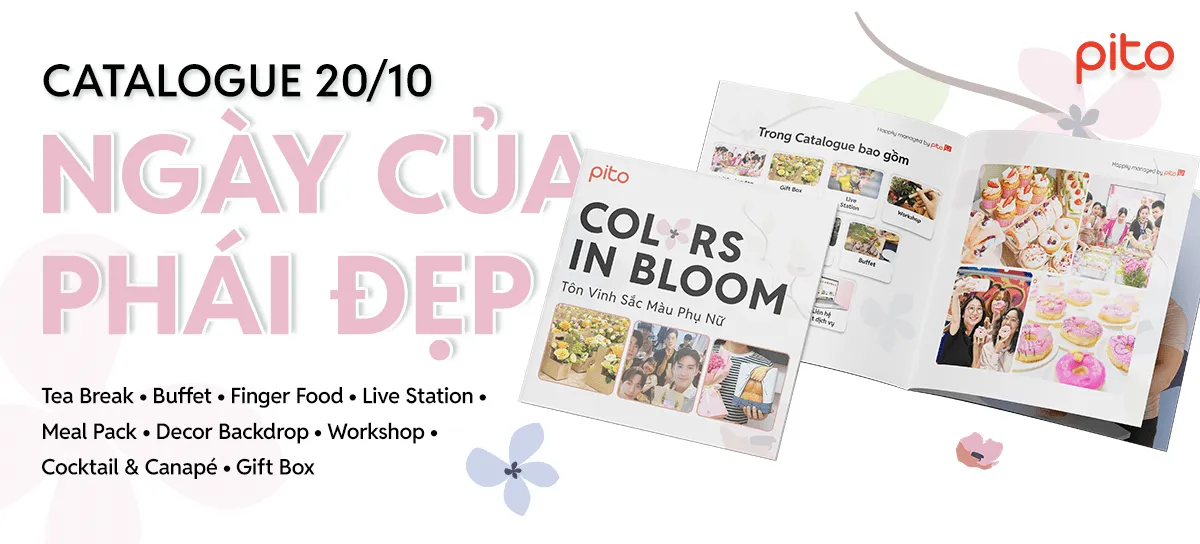Catalogue Menu 20-10 công ty đặc sắc, ý tưởng sáng tạo