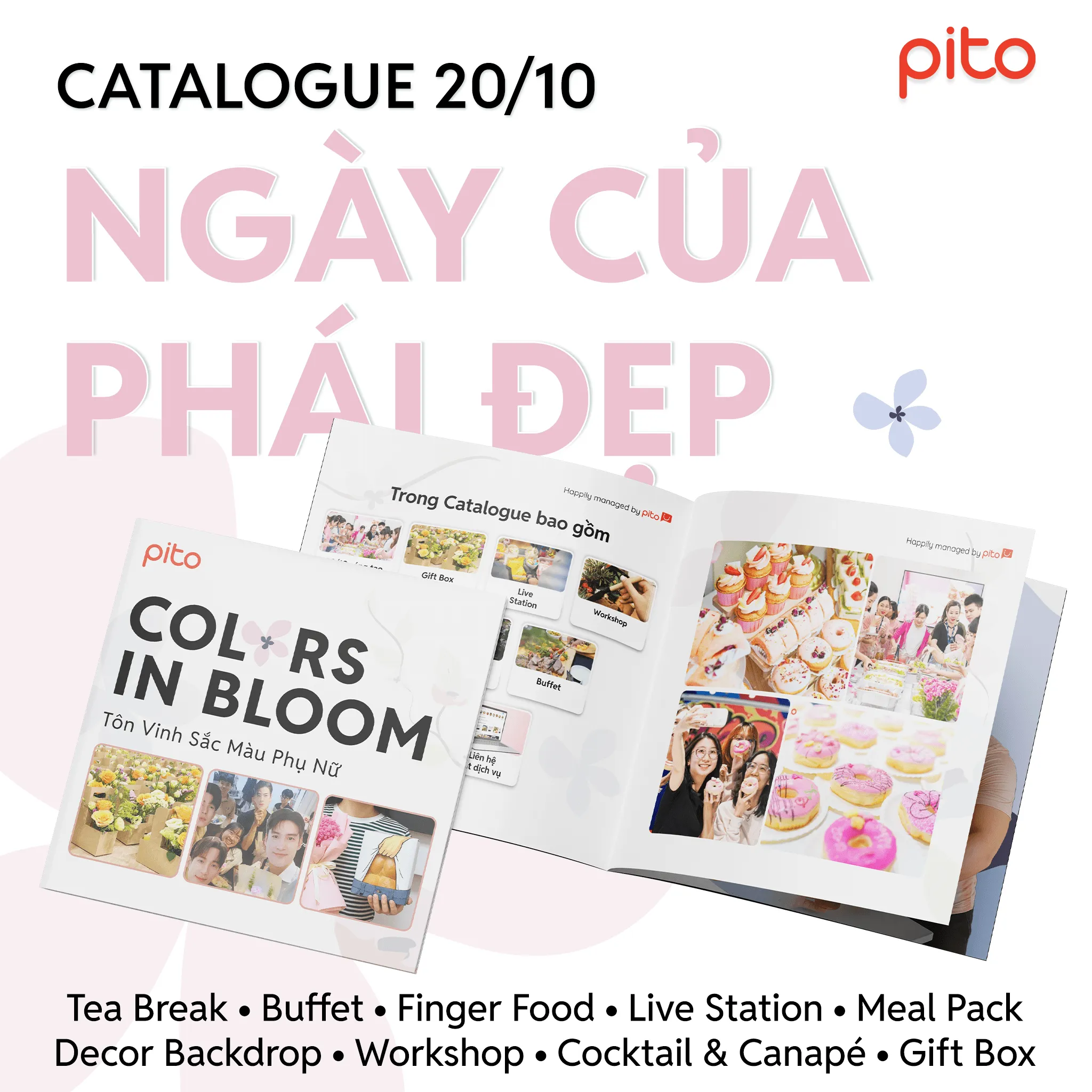 Catalogue Menu 20-10 công ty đặc sắc, ý tưởng sáng tạo