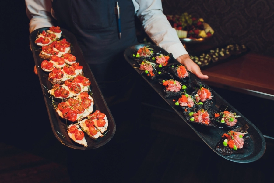 Trang trí tiệc sushi
