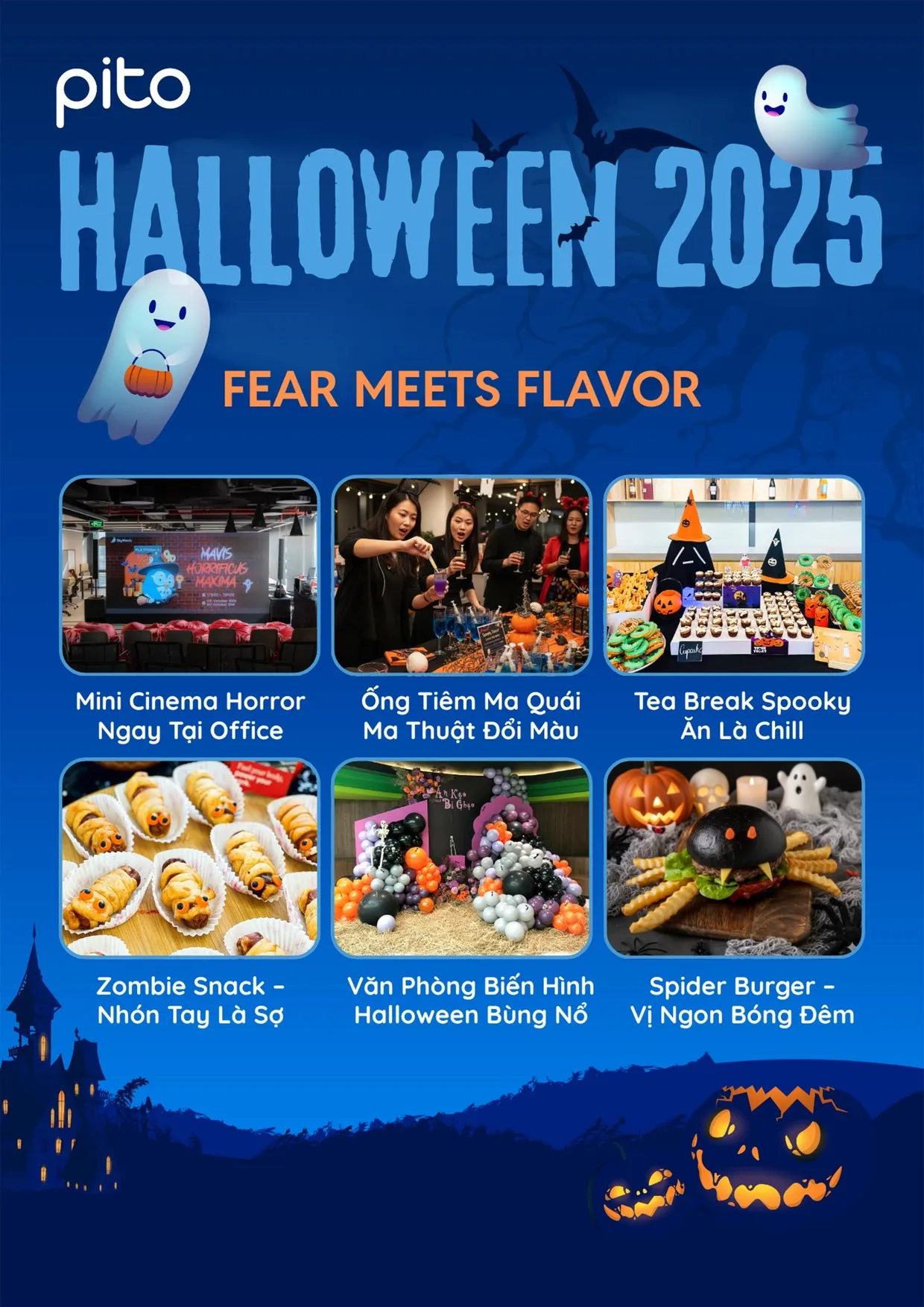 Menu Halloween ấn tượng và sáng tạo từ PITO 