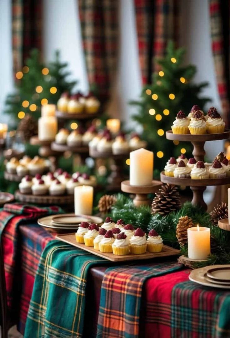 Plaid & Tartan Cozy Setup 