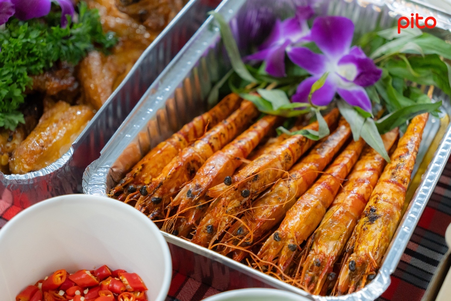 Tôm nướng box tiệc