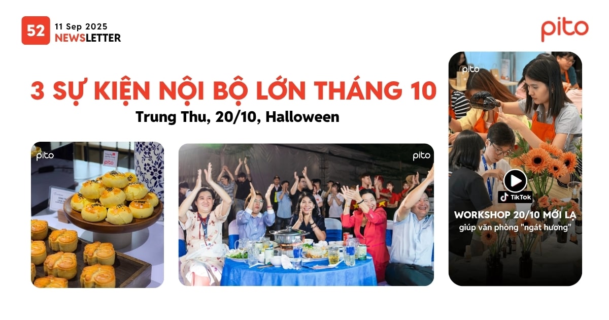 3 sự kiện nội bộ lớn tháng 10 - Trung Thu, 20/10, Halloween