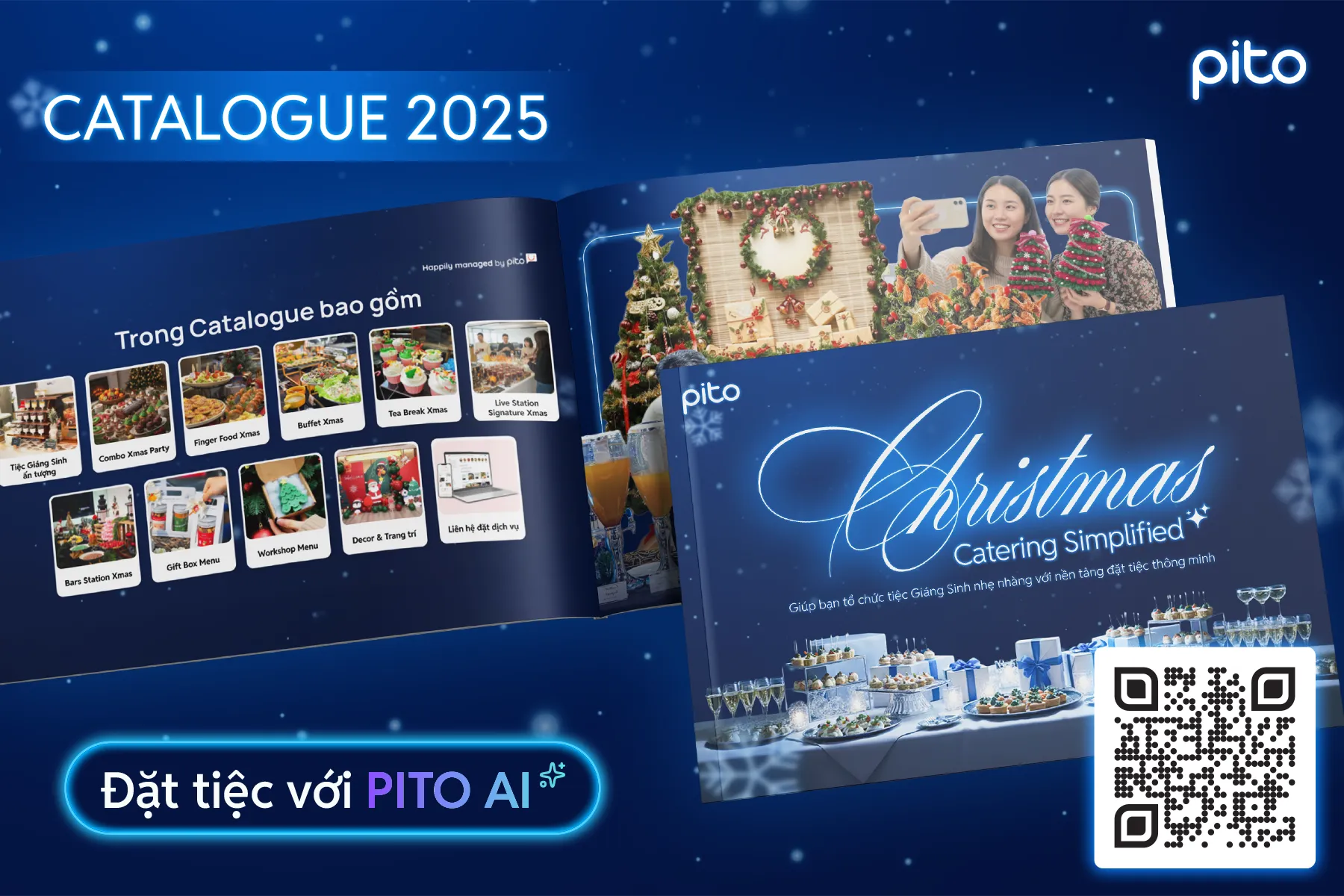 Catalogue Menu Tiệc Xmas Giáng Sinh cho công ty hấp dẫn