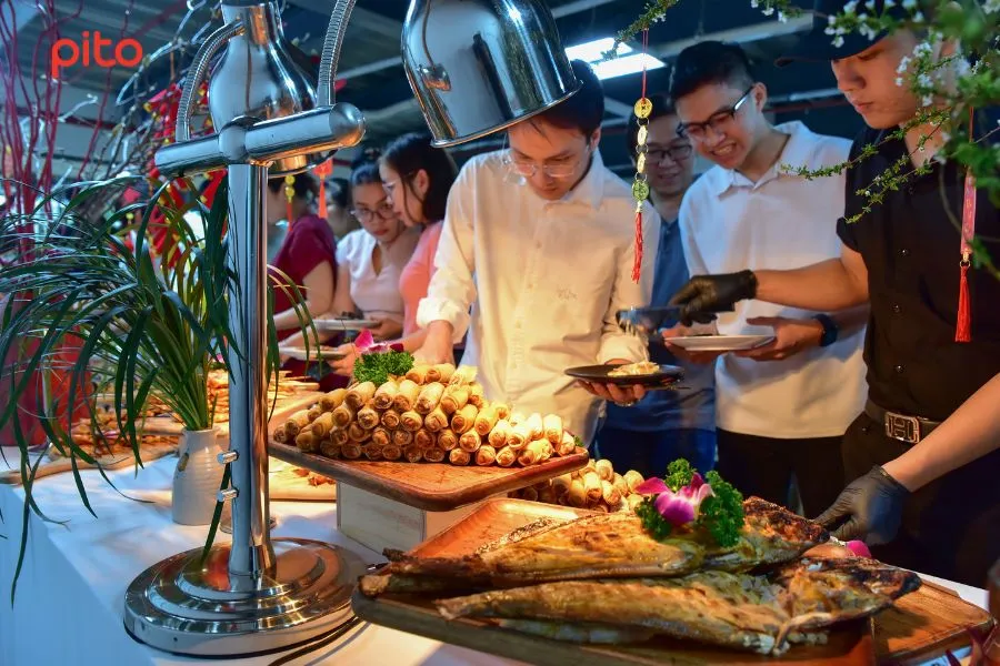 tiệc tất niên buffet nướng