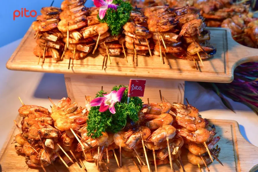 tiệc tất niên buffet nướng 