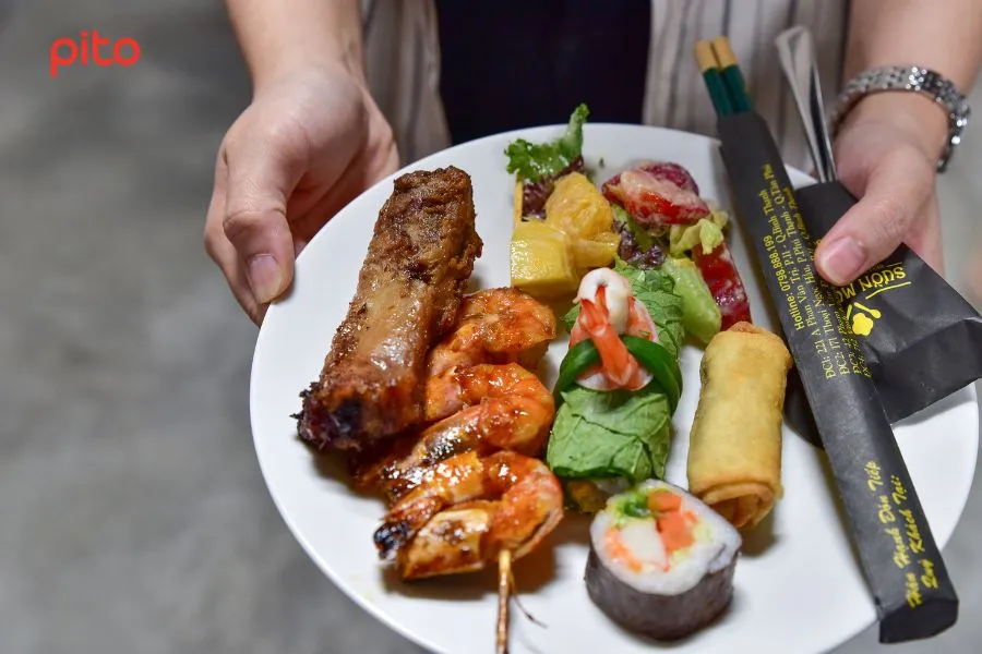 tiệc tất niên buffet nướng 
