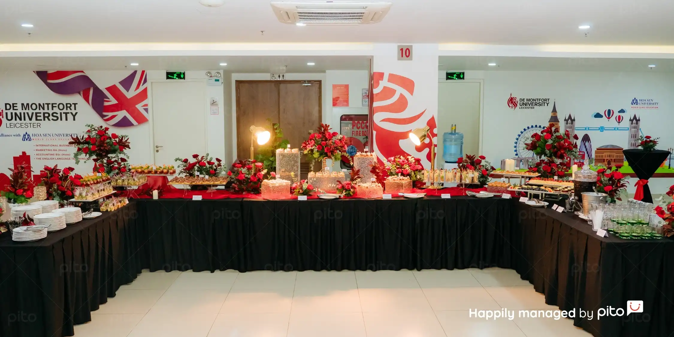 Before After Tiệc Công Ty UPGRAD Decor Đẹp