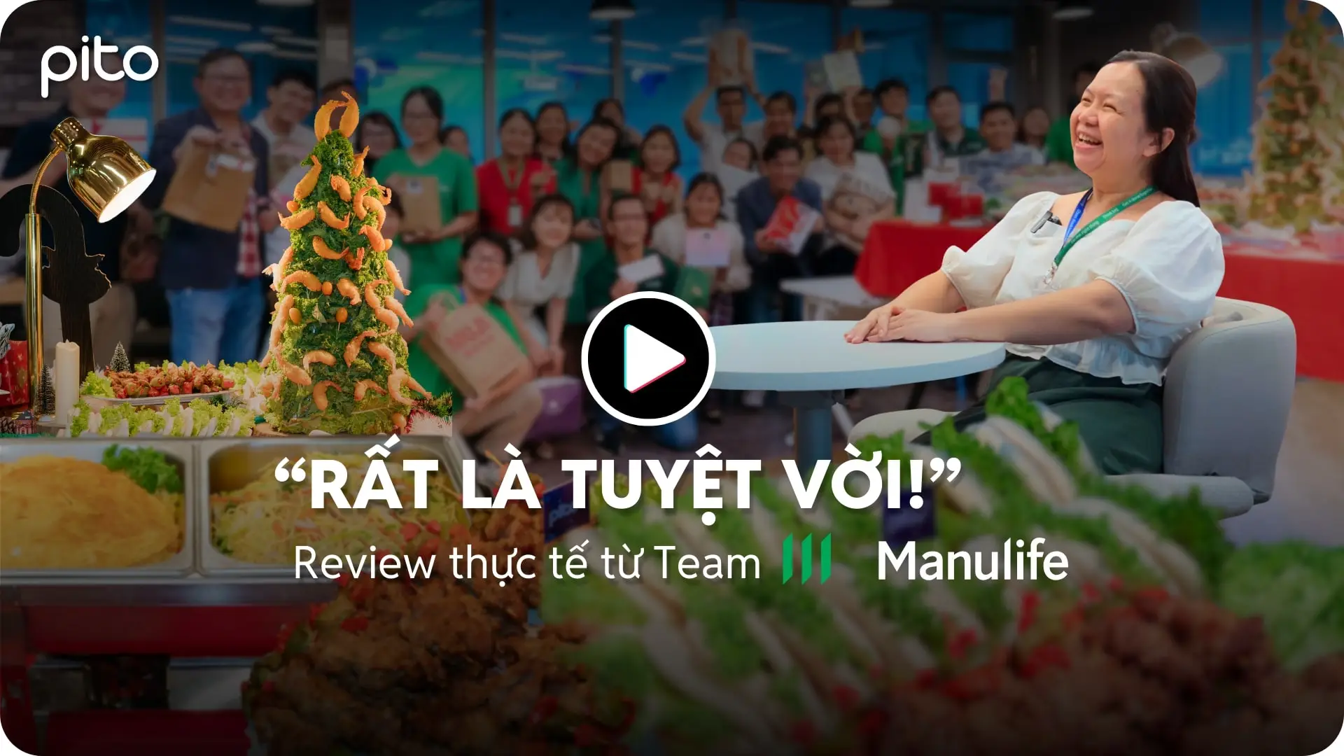 Review Tiệc Giáng Sinh Xmas công ty Manulife do PITO tổ chức
