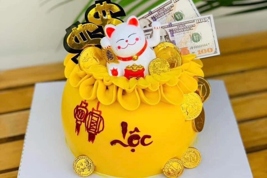 Bánh kem khai trương