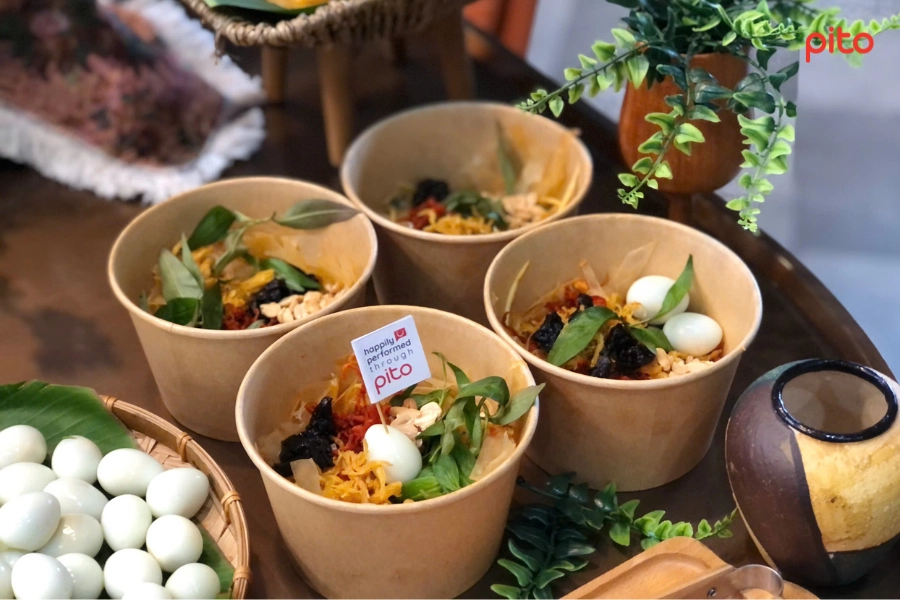 Bánh tráng trộn văn phòng
