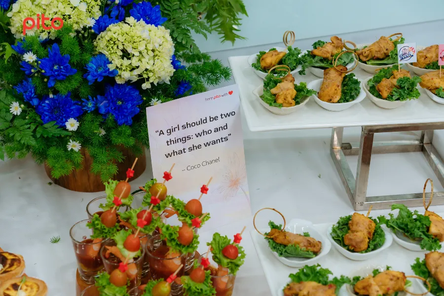 Finger Food nâng tầm tiệc văn phòng Finger Food nâng tầm tiệc văn phòng