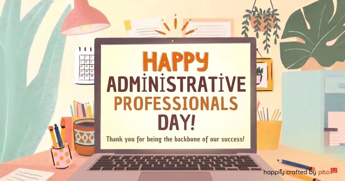 Happy Administrative Professionals Day ecard April HR-Admin