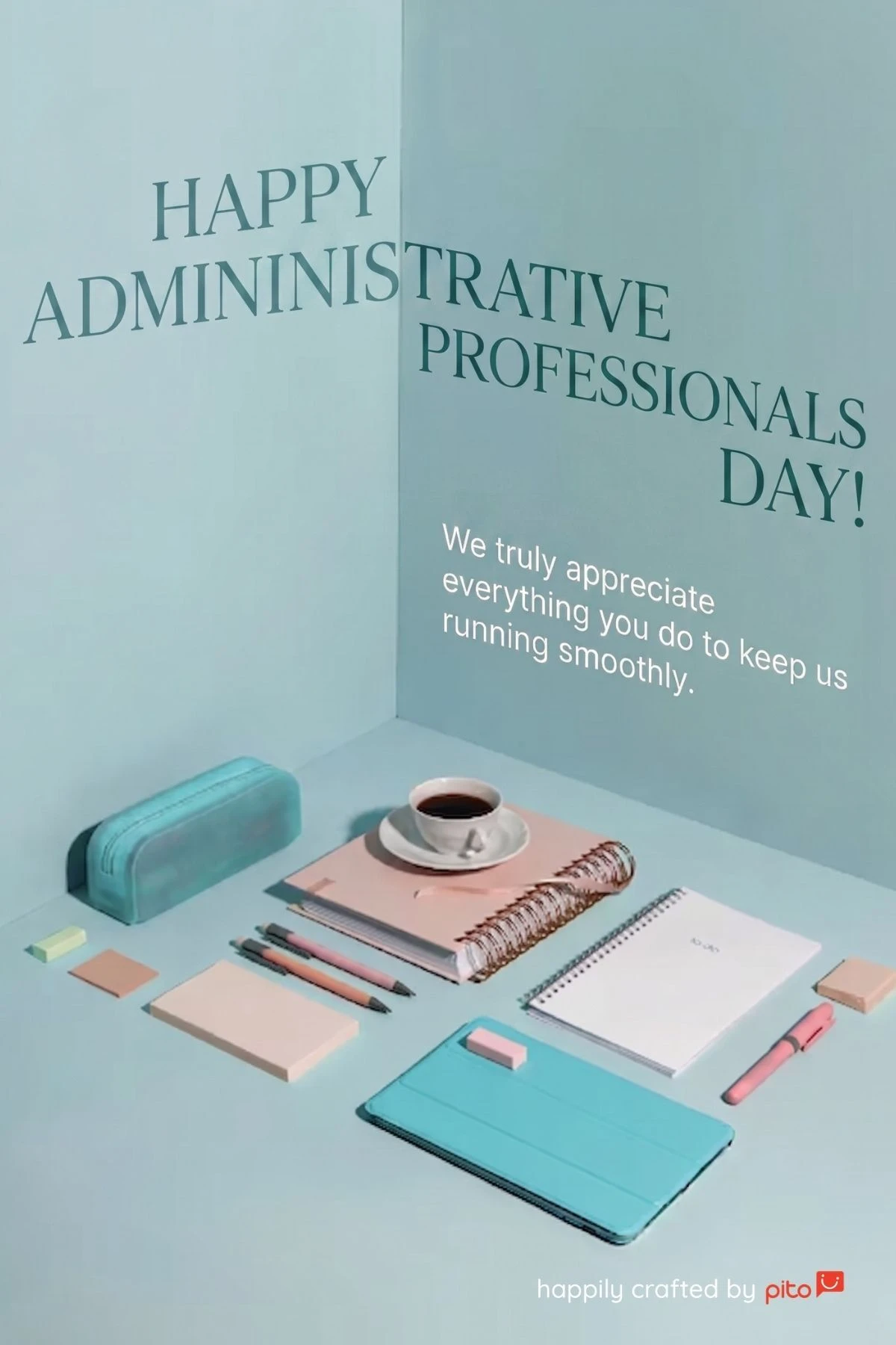 Happy Administrative Professionals Day ecard April HR-Admin