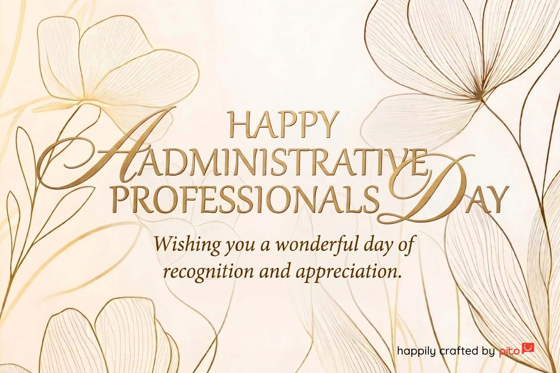 Happy Administrative Professionals Day ecard April HR-Admin