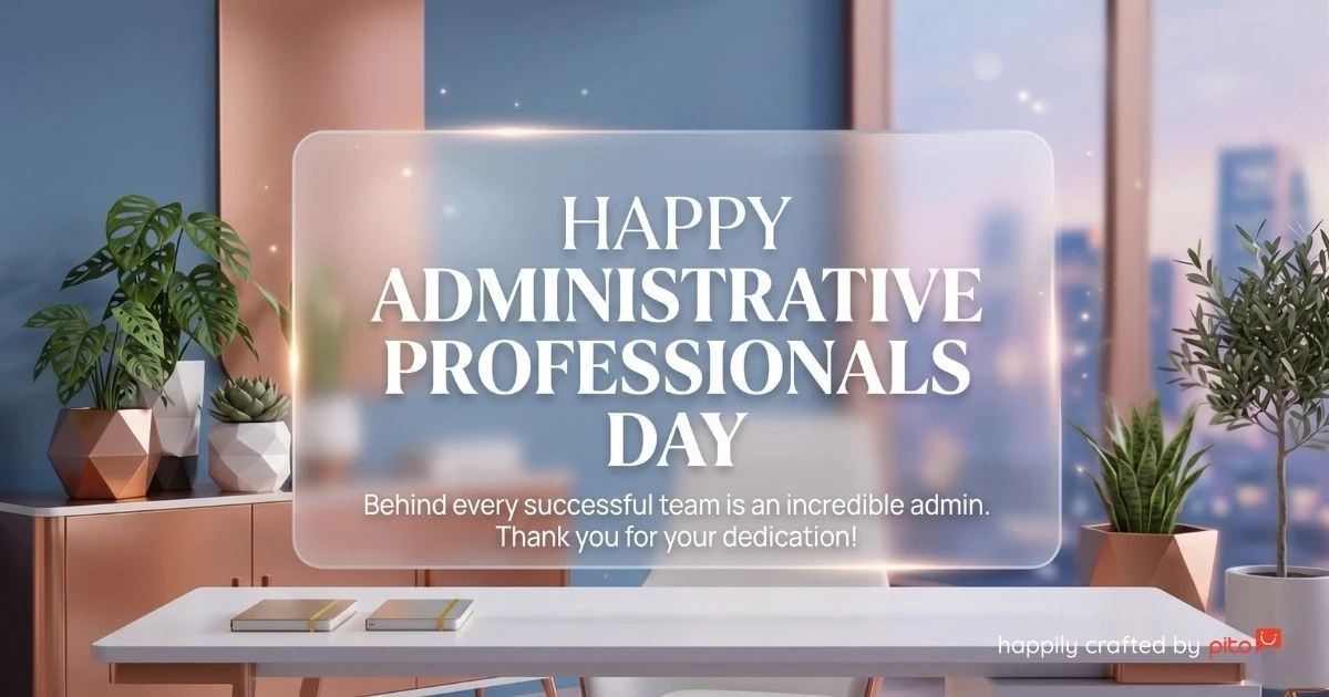 Happy Administrative Professionals Day ecard April HR-Admin