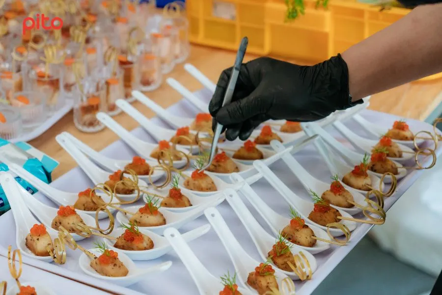 Tiệc Canapes sang trọng