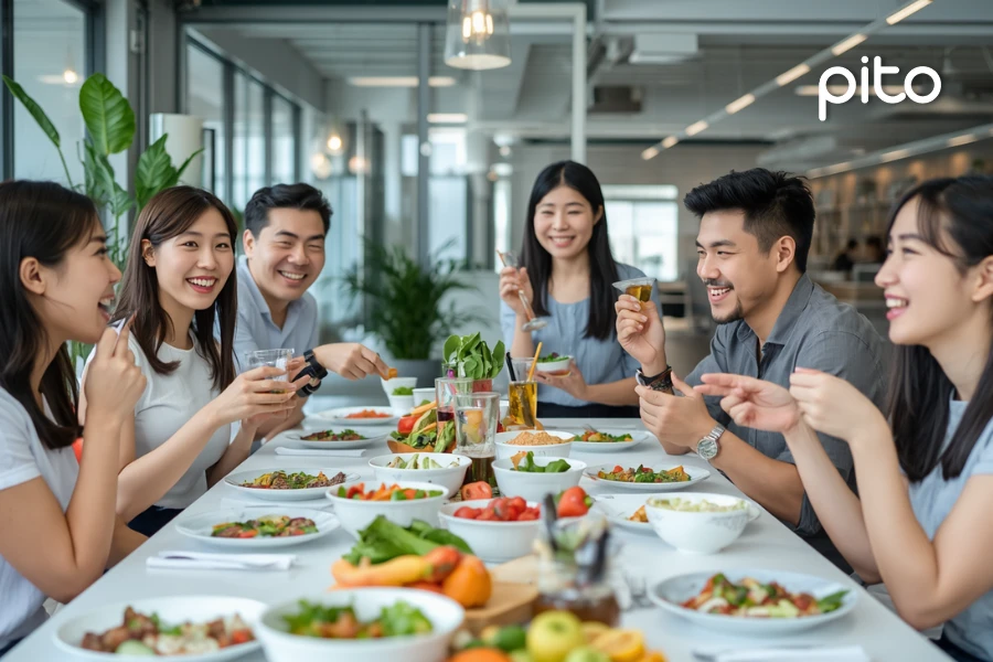 Tiệc healthy tại văn phòng