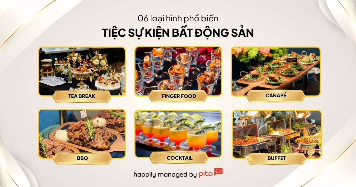 6 hình thức tiệc cho công ty bất động sản