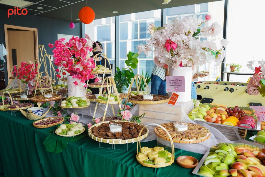 Tiec-banh-que-dan-da Tiệc bánh quê dân dã