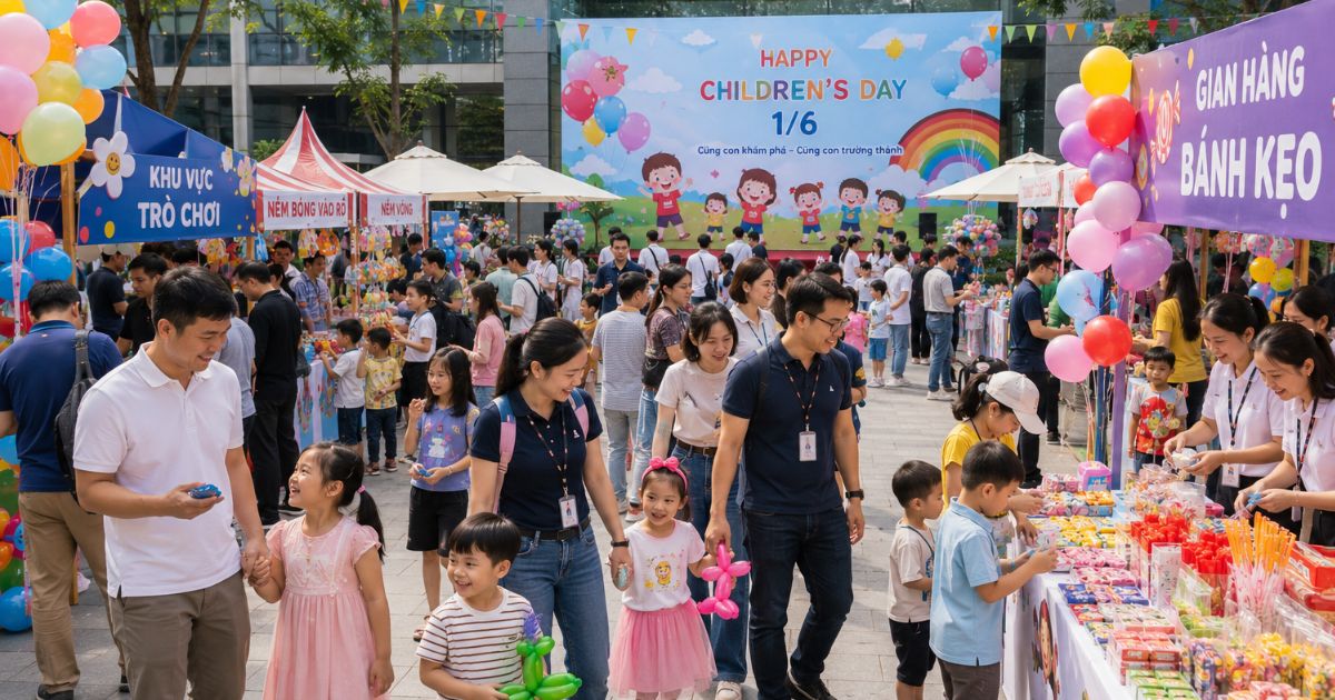 Tổ chức 1/6 cho con em nhân viên: gói nào phù hợp với ngân sách và quy mô công ty bạn?