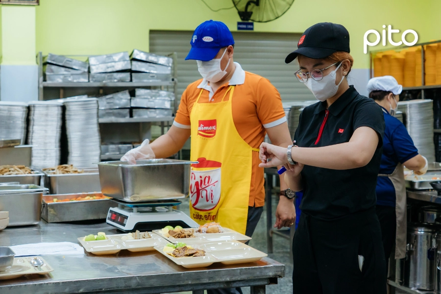 Bếp nhà hàng đối tác PITO