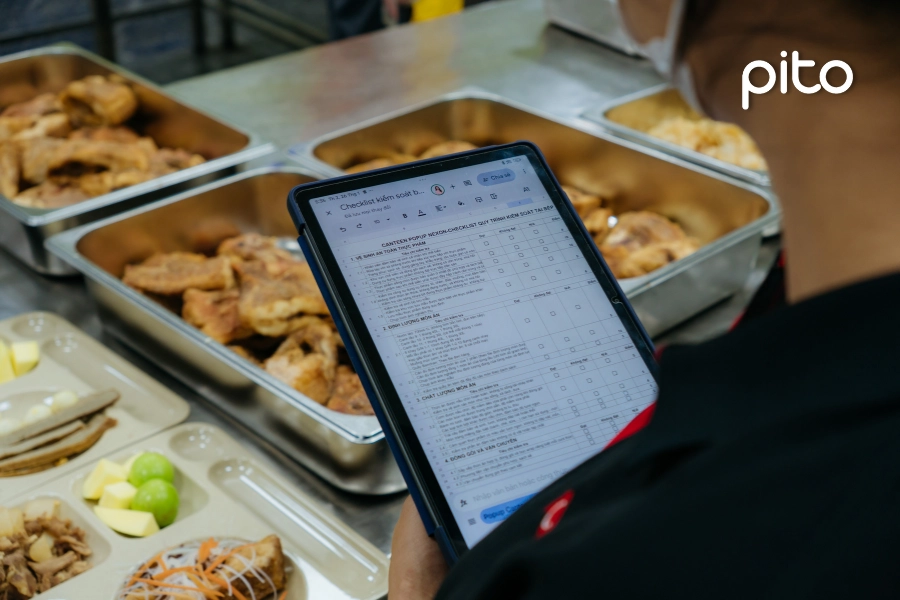 Tiêu chí thức ăn PITO Cloud Canteen