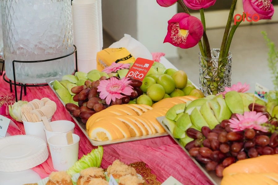 Food support quầy trái cây