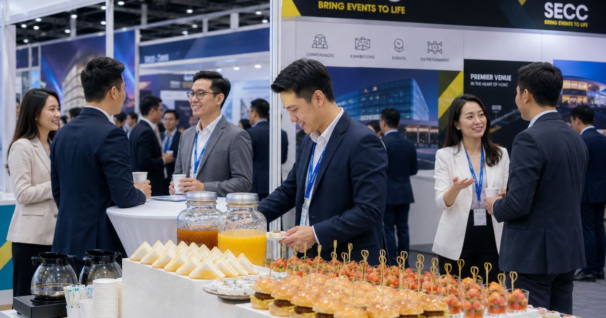 Catering Exhibition - F&B cho hội chợ triển lãm SECC PITO