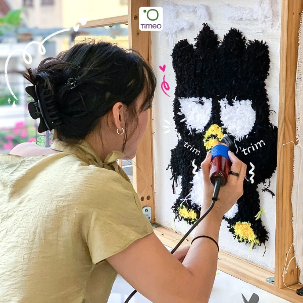 Workshop tufting làm thảm len