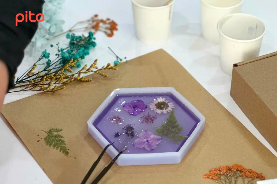 ảnh workshop handmade làm đế ly (6)